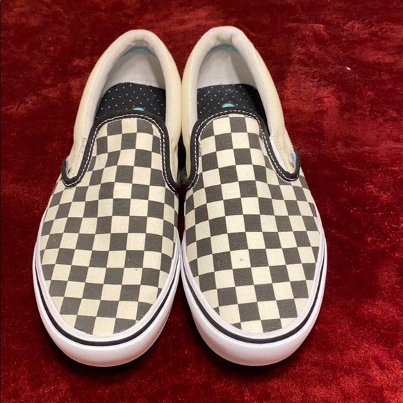 holographic checkered vans